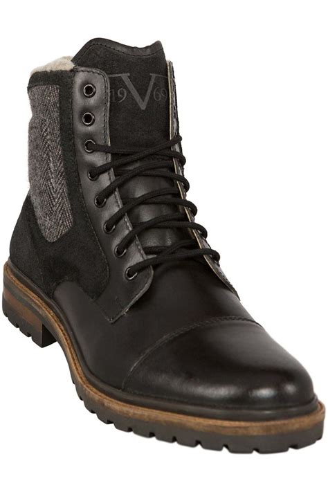 19v69 versace 1969 winterstiefel mit einsatz 11111549 23574|Versace 19 V69 1969 Genuine Merino Wool Lined Winter Boots.